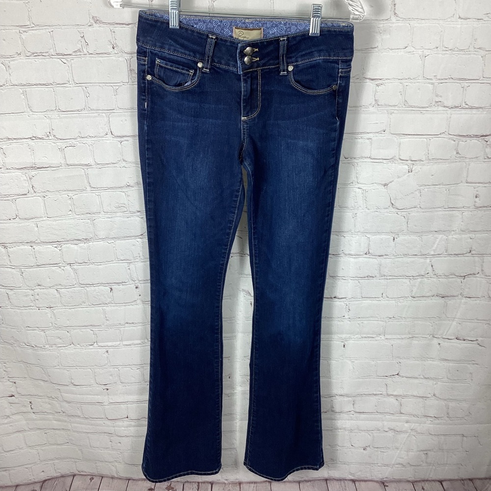 Paige H.H. Bootcut Jeans Women’s Size 26 Low Rise‎ Cowgirl Western Bootcut